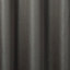 Rideau occultant GoodHome Moggo gris foncé l.140 x H.260 cm