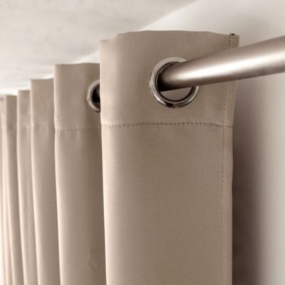 Rideau Occultant Grande hauteur 140x280cm - 140x280cm - Naturel