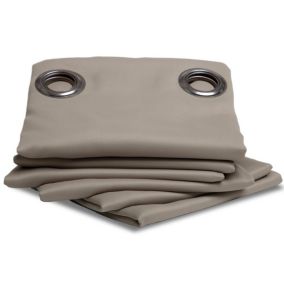 Rideau Occultant Gris - Taupe 140 x 350 (LxH)