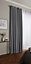 Rideau occultant Hermys gris 140 x 240 cm