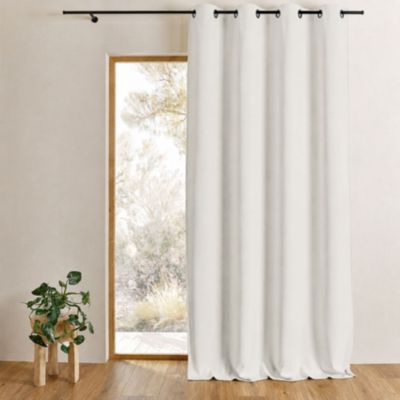 Rideau occultant ignifugé M1 non feu (240x260 cm - Blanc cassé)