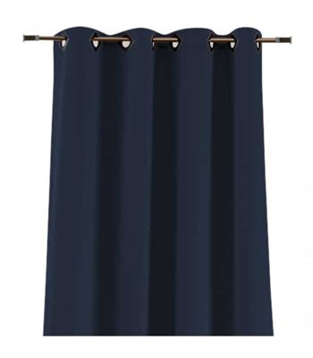Rideau Occultant Œillet Losange "Urban" - 140x250cm - Bleu marine