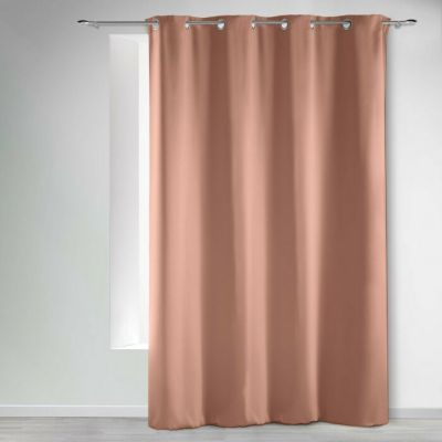 Rideau occultant à œillets 135 x 240 cm Uni Blush
