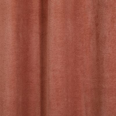 Rideau occultant œillets GoodHome Cather terracotta chenille l.140 x H.260 cm