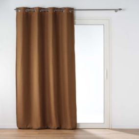 Rideau Occultant Jacquard "Blake" 135x240cm Camel