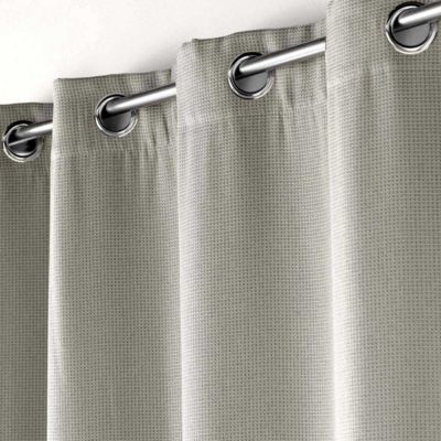 Rideau Occultant Jacquard "Blake" 135x240cm Gris