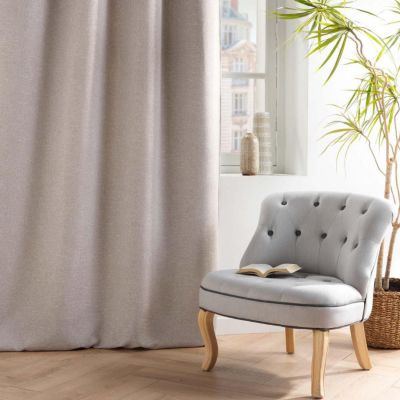 Rideau Occultant Jacquard "Dusky" 140x240cm Lin