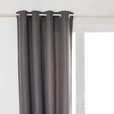 Rideau occultant "Malo" - gris foncé - 140x260 cm - Atmosphera