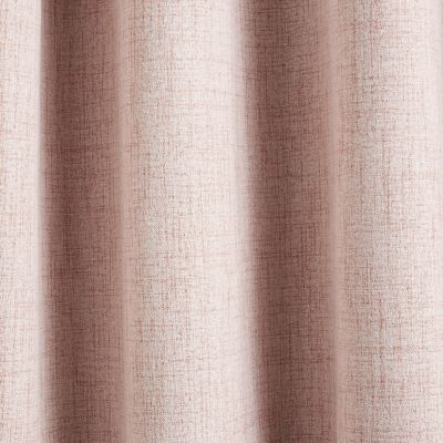 Rideau occultant Mantée Tendence rose clair l.140 x H.240 cm