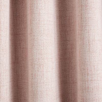 Rideau occultant Mantée Tendence rose clair l.140 x H.240 cm