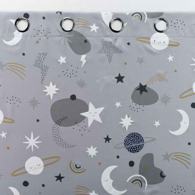 Rideau Occultant "Moonlight" 140x260cm Gris