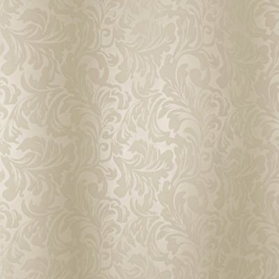 Rideau occultant à motifs tons sur tons 8 oeillets (140x240 cm - Ivoire)
