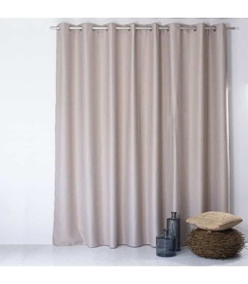 Rideau occultant naturel grande largeur 300x240cm - 300x240cm - Naturel