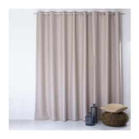 Rideau occultant naturel grande largeur 300x240cm - 300x240cm - Naturel