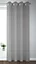 Rideau occultant Novan GoodHome gris clair L.260 x l.140 cm