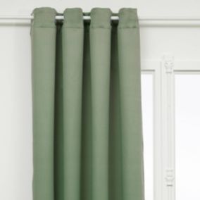 Rideau occultant "Odelie" vert céladon 140x260cm - Atmosphera