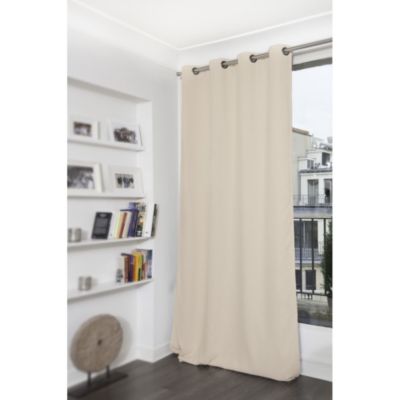 Rideau Occultant Oeillets Beige MC634 140L x 300H
