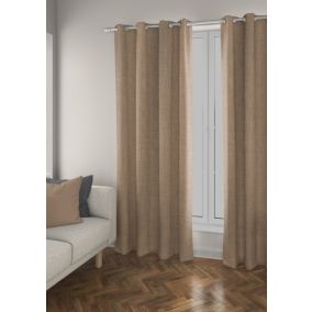 Rideau occultant Ornami thermique Tundra taupe L.240 x L.140cm