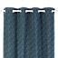 Rideau occultant polyester Opale L.260 x l.140 cm bleu