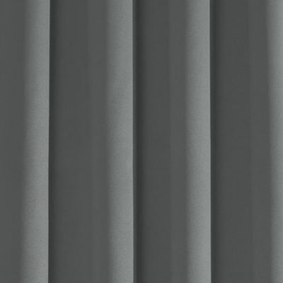 Rideau occultant pour chambre et salon (140x260 cm - Gris souris)