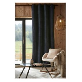 Rideau occultant thermique 140 x 240 cm Bjorn bleu marine