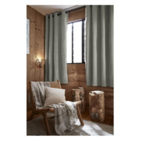 Rideau occultant thermique 140 x 240 cm Bjorn eucalyptus