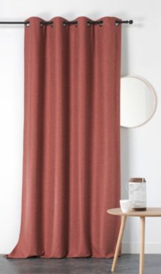 Plaid polaire (230 cm) Zoa Terracotta - Déco textile