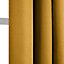 Rideau occultant thermique Perfect jaune L.240 x 135 cm