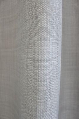 Rideau occultant thermique Tundra Ornami gris clair l.140 x h.240 cm