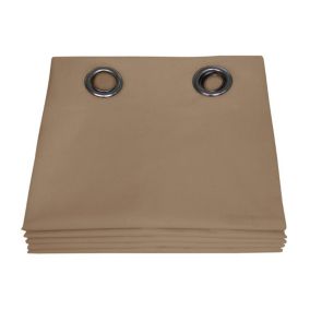 Rideau occultant total Beige Pélican 135 x 250