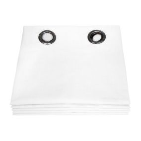 Rideau occultant total Blanc 135 x 250