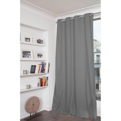Rideau Occultant Total Oeillet Gris MC09 135 x 250 (LxH)