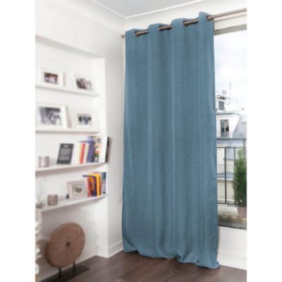 Rideau Occultant Total Oeillets Bleu MC56 130L x 260H