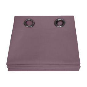 Rideau occultant total Violet Guimauve 135 x 250