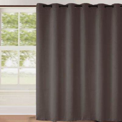 Rideau occultant uni grande largeur (240x260 cm - Taupe)