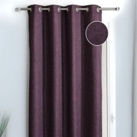 Rideau occultant uni Parisian (140x260 cm - Violet parme)