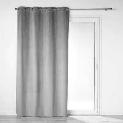 Rideau Occultant "Velounight" 135x260cm Gris