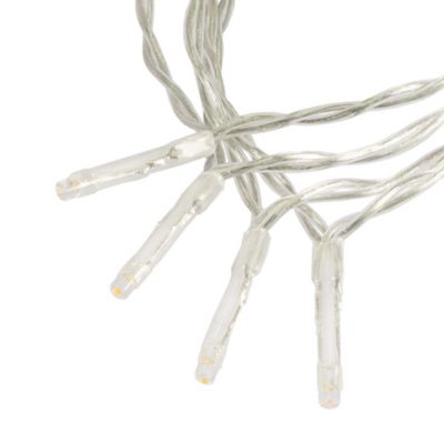 Rideau pendant lumineux de Noël 240 LED blanc chaud IP44 2m intérieur/extérieur
