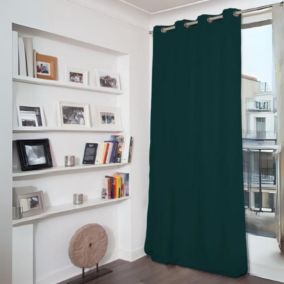 Rideau Phonique Occultant et Thermique "MOONDREAM" (140x260 cm - Vert sapin)