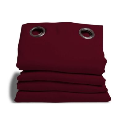 Rideau phonique Oeillets - Rouge MC330 135L x 250H MOONDREAM
