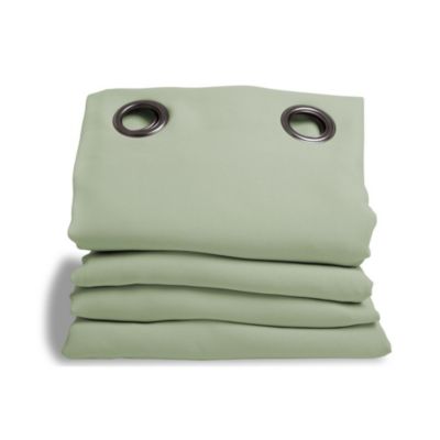 Rideau phonique Oeillets - Vert MC540 140L x 260H MOONDREAM