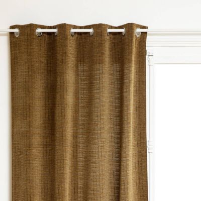 Rideaux sur mesure marron : Wallpaper Direct