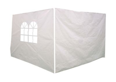 Rideau pour tonnelle Suhali 3 x 3m blanc