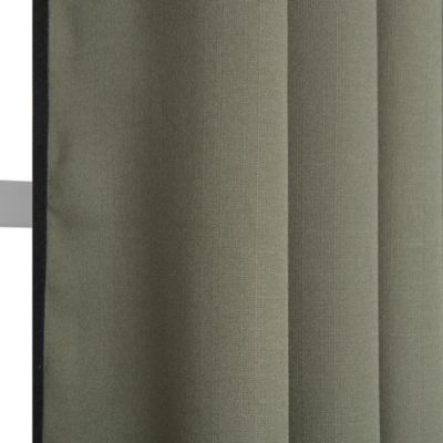 Rideau Sevag vert kaki l.140 x H.240 cm