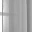 Rideau Shea gris effet lin l.140 x H.240 cm
