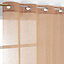 Rideau Shea rose effet lin l.140 x H.240 cm