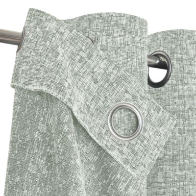 Rideau tamisant à œillets effet jacquard Jind beige l.140 x H.260cm ...