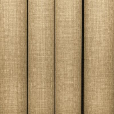 Rideau tamisant à œillets effet tissé Novan jaune l.140 x H.260cm GoodHome
