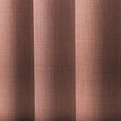 Rideau tamisant à œillets effet tissé Novan rose clair l.140 x H.260cm GoodHome
