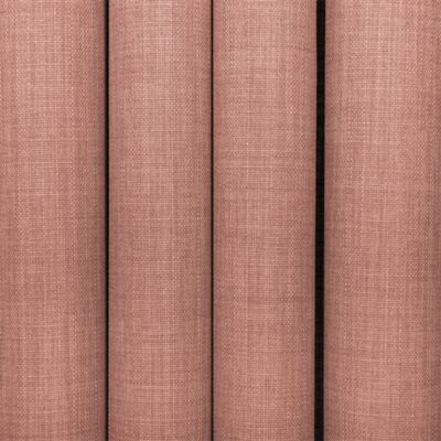Rideau tamisant à œillets effet tissé Novan rose clair l.140 x H.260cm GoodHome